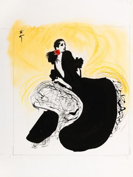 Danseuse de flamenco