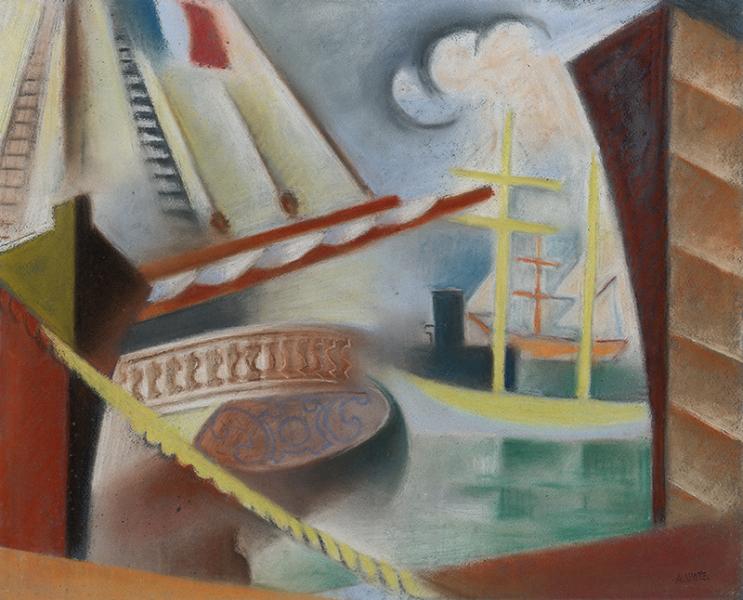 Le port de Bordeaux, 1914