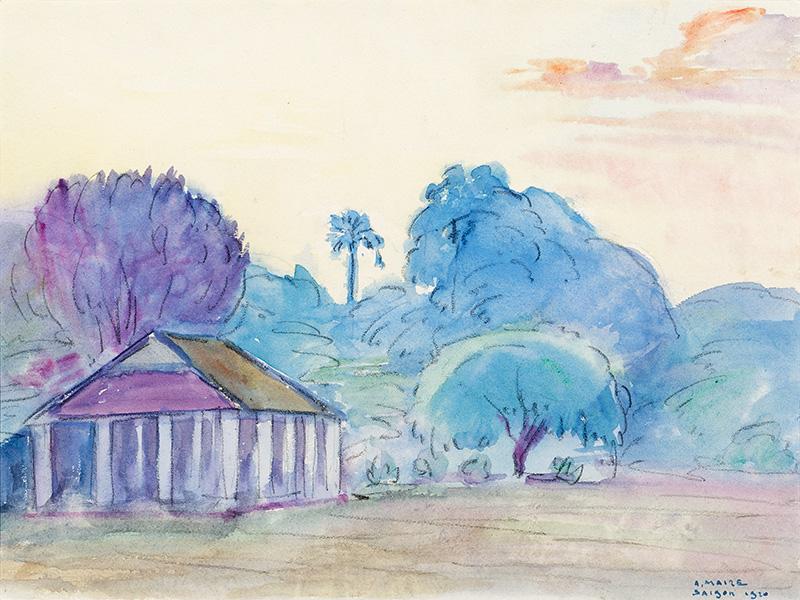 Indochine, Saïgon, A la lisière de la forêt (2), 1920