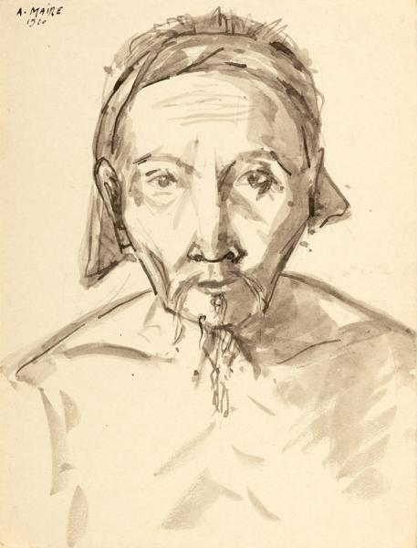 Indochine, portrait d'indochinois, 1920