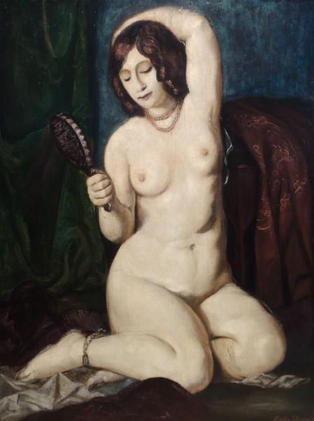 Nu au miroir, 1907 Emile BERNARD