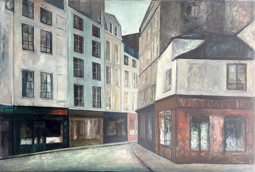 Un coin de rue, Paris, 1955