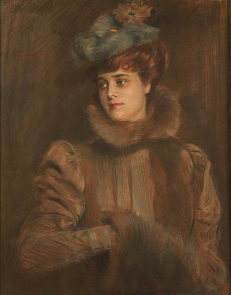 Portrait de Madame Chéruit, circa 1898. Paul César HELLEU